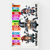 FUN HAPPY RETIREMENT BANNER (Vertikal)