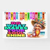 FUN HAPPY RETIREMENT BANNER (Horizontal)