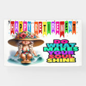 FUN HAPPY RETIREMENT BANNER (Horizontal)