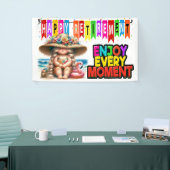 FUN HAPPY RETIREMENT BANNER (Messeveranstaltung)