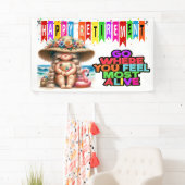 FUN HAPPY RETIREMENT BANNER (Insitu)