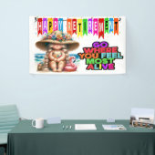 FUN HAPPY RETIREMENT BANNER (Messeveranstaltung)