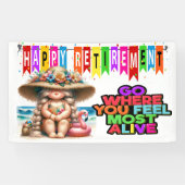 FUN HAPPY RETIREMENT BANNER (Horizontal)