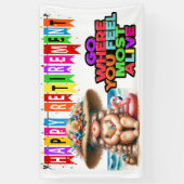 FUN HAPPY RETIREMENT BANNER (Vertikal)