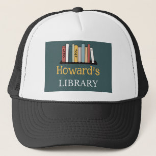 FUN! Hat - Bibliothek - Personalisiert - Name hinz Truckerkappe