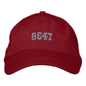 Fun Hat Vibes 8647 Bestickte Baseballkappe (Vorderseite)
