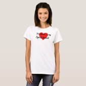 Fun Health Drink I heart Kombucha T-Shirt (Vorne ganz)