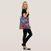 Fun Heart Pattern Lila Mix Tasche (Am Model)