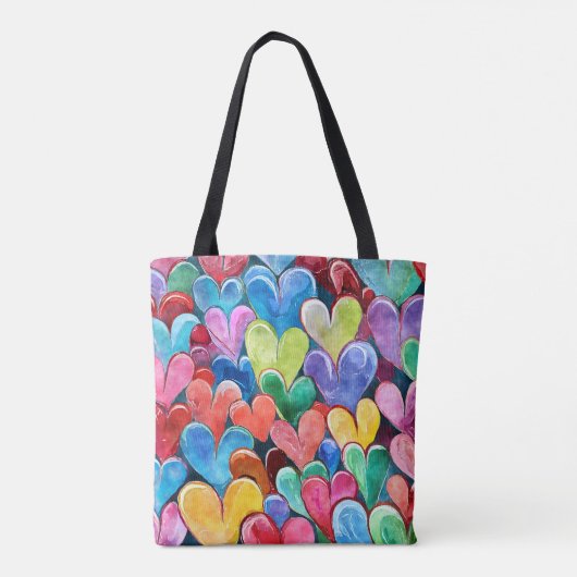 Fun Heart Pattern Tasche (Rückseite)