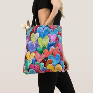Fun Heart Pattern Tasche