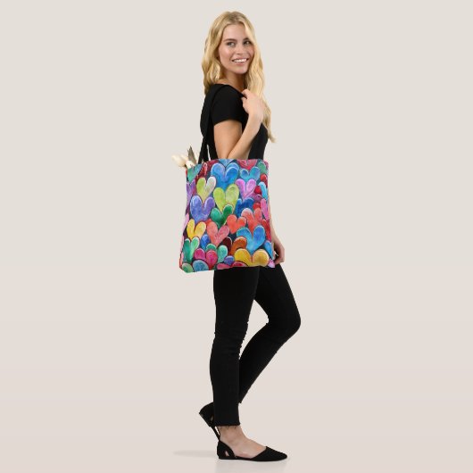 Fun Heart Pattern Tasche (Am Model)