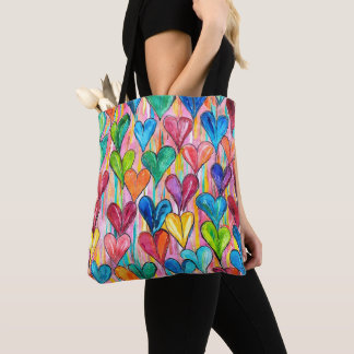 Fun Heart Pattern Tasche