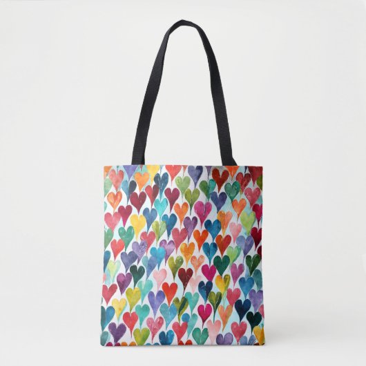 Fun Heart Pattern Tasche (Vorderseite)