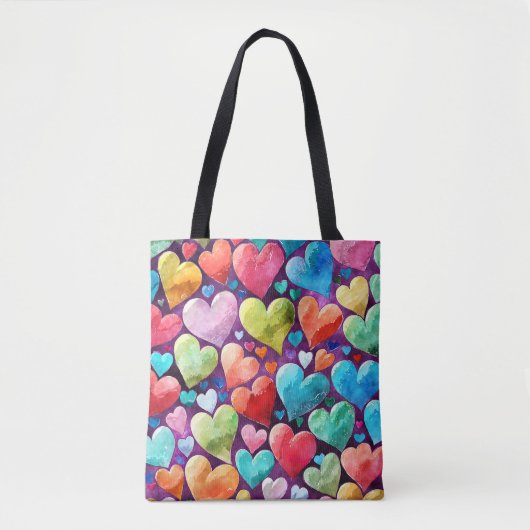 Fun Heart Pattern Tasche (Vorderseite)