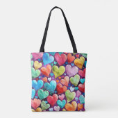 Fun Heart Pattern Tasche (Rückseite)
