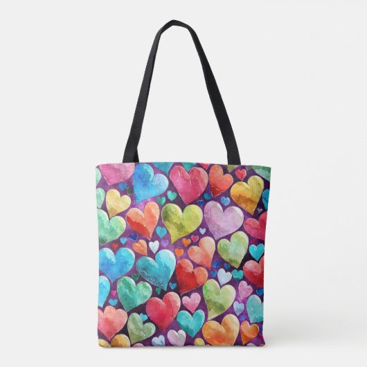 Fun Heart Pattern Tasche (Rückseite)