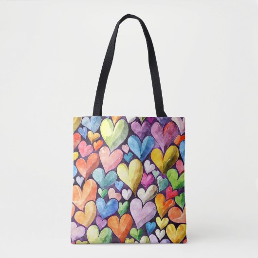 Fun Heart Pattern Tasche (Vorderseite)