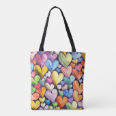Fun Heart Pattern Tasche (Rückseite)
