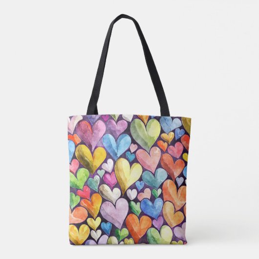 Fun Heart Pattern Tasche (Rückseite)