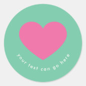 FUN hell bunt BOLD | MERRY Weihnachtsfeiertag Runder Aufkleber (Vorderseite)