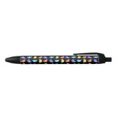 Fun helle bunte Vögel Muster Stift (Oberseite)
