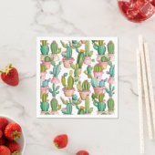 Fun helle Kakteen Serviette (Beispiel)