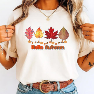 Fun "Hello Autumn" Sweater  Sweatshirt