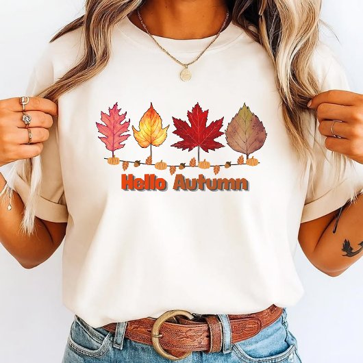 Fun "Hello Autumn" Sweater Sweatshirt