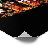 Fun Herbst Horror Latte Coffee Cups Ghost Hal Poster (Ecke)