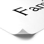 Fun Hexagon Custom Family Vacation Collage Poster (Ecke)