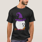Fun Hexe Bowling Halloween Kostüm Bowling Player T-Shirt (Vorderseite)