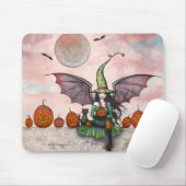 Fun Hexe Halloween Mousepad (Mit Mouse)