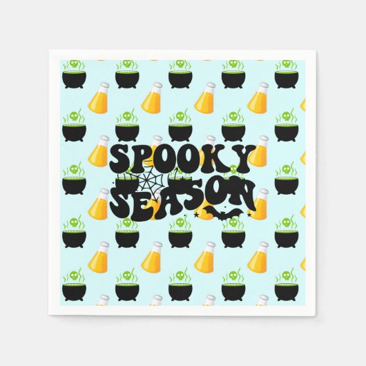 Fun Hexen Brew Halloween-Party Paper Teller Serviette (Vorderseite)