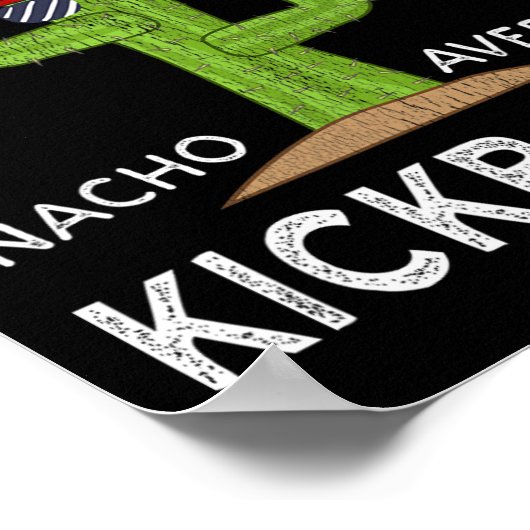 Fun Hilarious Kickboxer Meme Funny Kickboxing  Poster (Ecke)