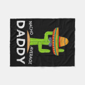 Fun Hilarious New Dad Humor Funny Meme Fleecedecke (Vorderseite (Horizontal))