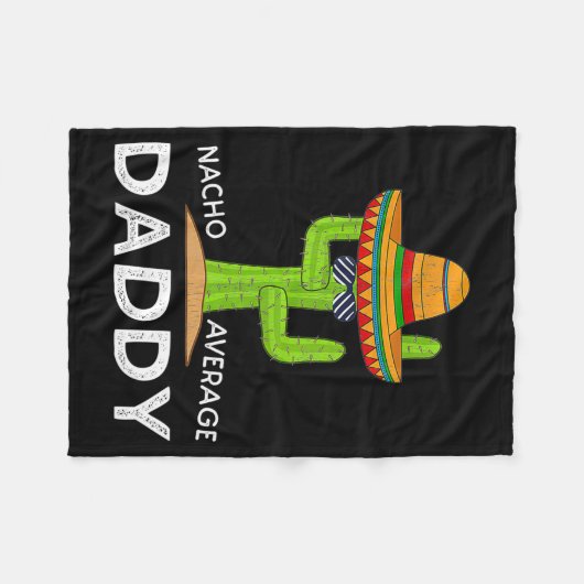 Fun Hilarious New Dad Humor Funny Meme Fleecedecke (Vorderseite (Horizontal))