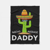 Fun Hilarious New Dad Humor Funny Meme Fleecedecke (Vorderseite)
