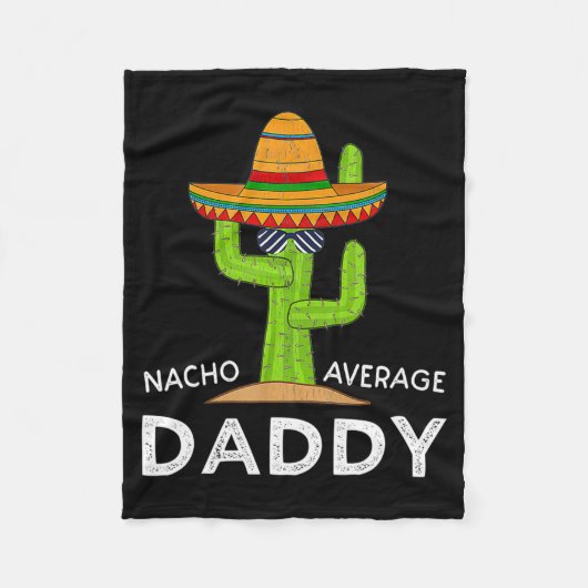 Fun Hilarious New Dad Humor Funny Meme Fleecedecke (Vorderseite)