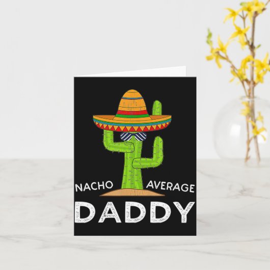 Fun Hilarious New Dad Humor Funny Meme Karte (Gelbe Blume)