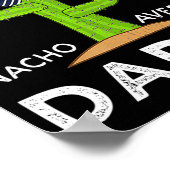 Fun Hilarious New Dad Humor Funny Meme Poster (Ecke)