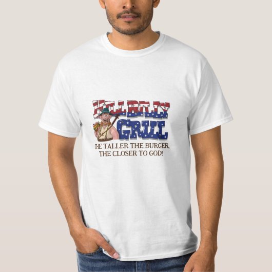 Fun HillBilly Grill Dänemark T - Shirt! T-Shirt (Vorderseite)