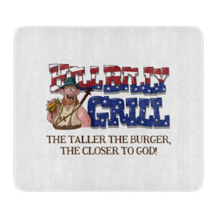 Fun HillBilly Grill Denmark Cutting Board! Schneidebrett