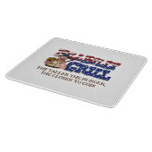 Fun HillBilly Grill Denmark Cutting Board! Schneidebrett (Ecke)
