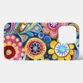 Fun Hippie Blume Gemustert Case-Mate iPhone Hülle (Rückseite (Horizontal))