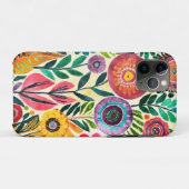Fun Hippie Blume Gemustert Case-Mate iPhone Hülle (Rückseite (Horizontal))