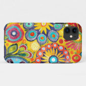 Fun Hippie Blume Gemustert Case-Mate iPhone Hülle (Rückseite (Horizontal))