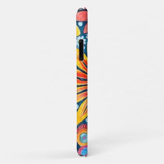 Fun Hippie Blume Gemustert Case-Mate iPhone Hülle (Hinten/Rechts)