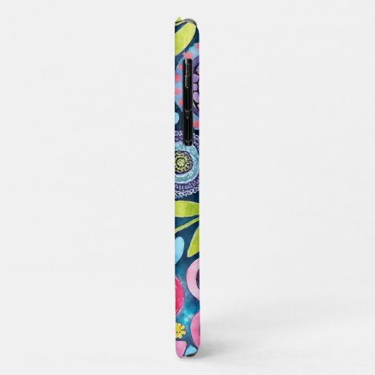 Fun Hippie Blume Gemustert Case-Mate iPhone Hülle (Hinten/Links)