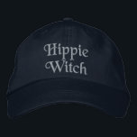 Fun Hippie Hexe Zitat Pink Schwarz Bestickte Baseballkappe<br><div class="desc">Eine lustige Hippie Hexe rosa bestickt,  schwarze Baseballkappe. Das Zitat kann einem Namen oder einem anderen Text personalisiert werden. Eine witzige Geschenkidee zum Geburtstag.</div>