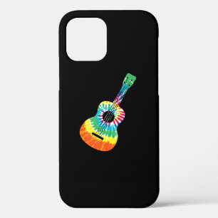 Fun Hippie Rainbow Gefärbte Krawatte Acoustic Guit Case-Mate iPhone Hülle